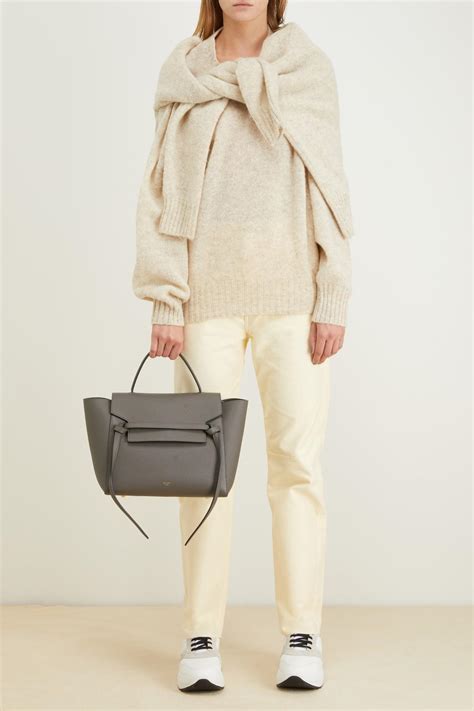 celine mini belt bag grey|celine bag mini price.